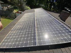 dirty solar panels before 2 before cleaning solar panels